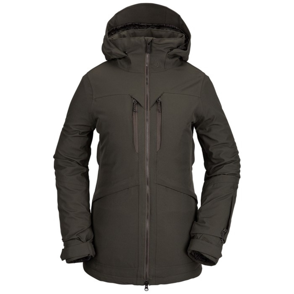 SOLD! NEW XS Volcom Women’s Shelter snowboard Jacket. Deep green.